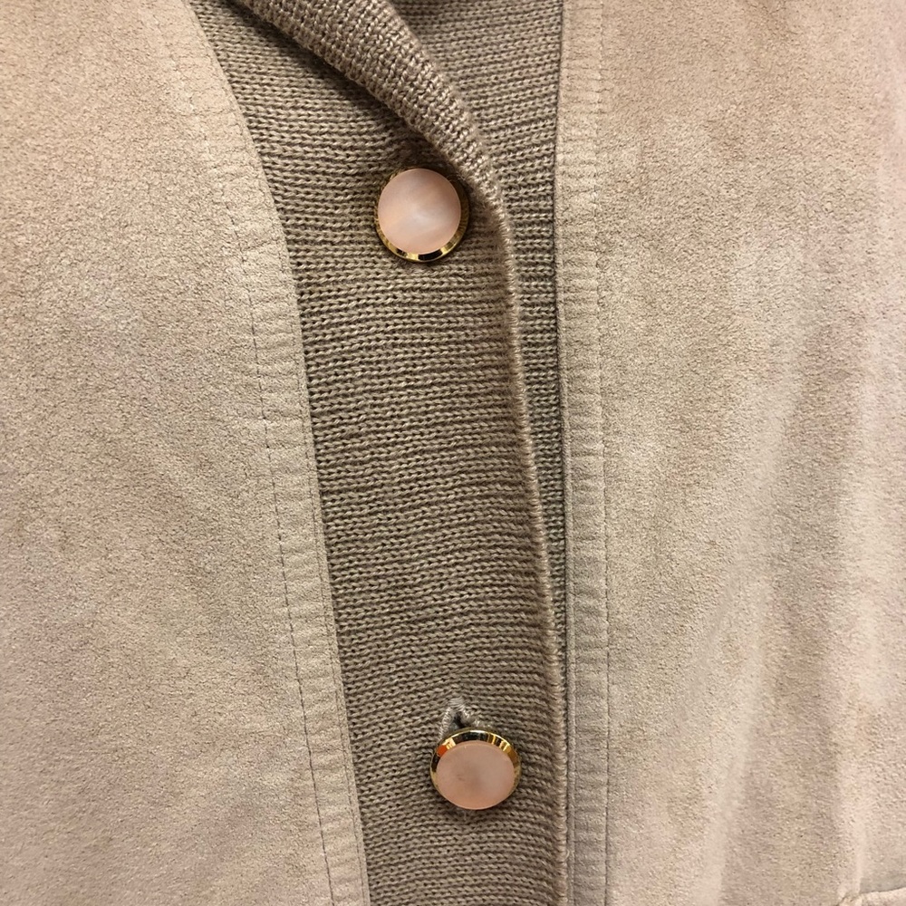 Ancora Tan and Taupe Jacket Size Medium - Picture 8 of 8
